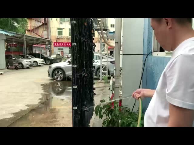 Commercial Transparent LED Display Screen Video Wall 50hz ODM