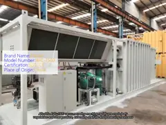 Machine de refroidissement sous vide de légumes feuillus de système de refroidissement de produit agricole pré video