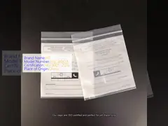 Waterproof LDPE Poly Plastic Bag Medicine Ziplock For Pill Dispensing