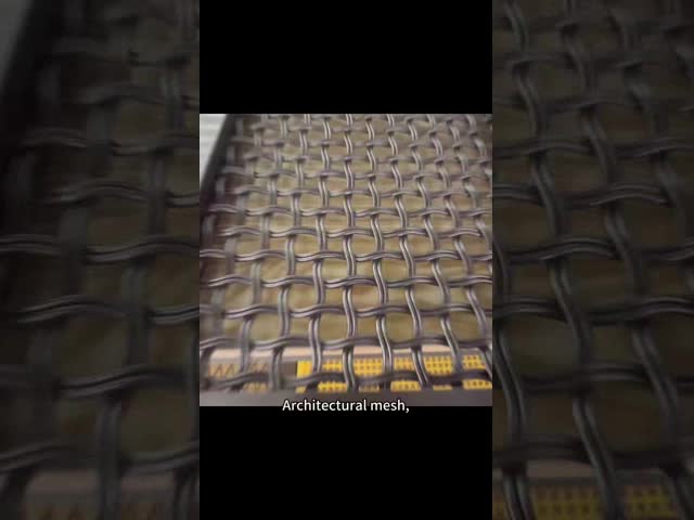 Customized Round Wire Architectural Mesh For Facade Wall Screening