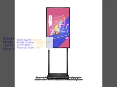 43 Inch Hang High Brightness Advertising Display Screen 200W For Shop Window
