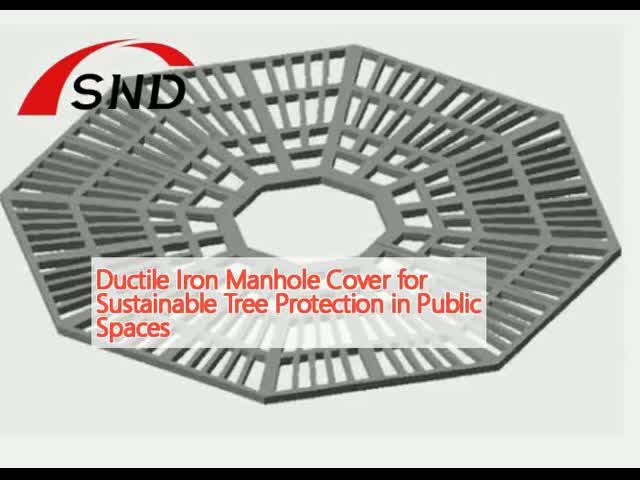 E600 Round Tree Grate DIN En124 Class F900 Tree Grates Cast Iron