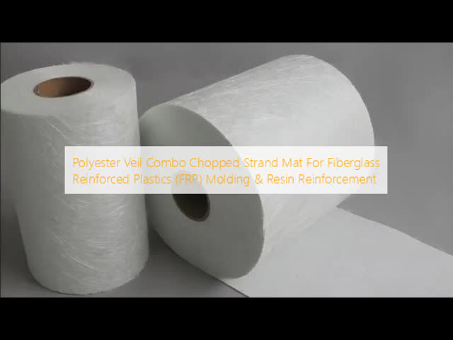 Polyester Veil Combo Chopped Strand Mat for FRP Reinforcement with 450-4000(g/m²) Weight and ≤0.2% Moisture Content