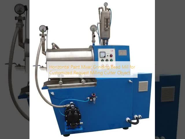 Horizontal Bead Mill for Chemical Applications with 50L Capacity and Customized Request Options