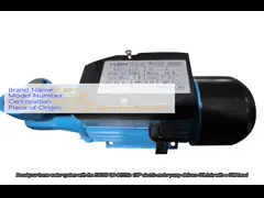 Single Phase Electric Motor Water Pump 220v QB 80 For Home Booster System