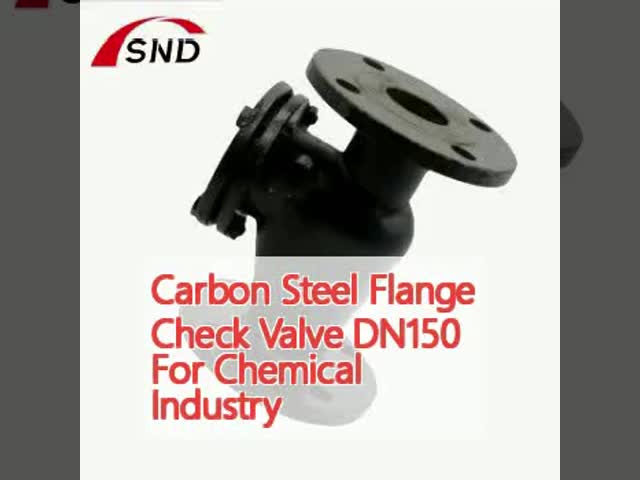 ASTM A570 Flanged Check Valve DN150 OEM For Chemical Industry