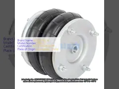 플랜지 연결 에어백 8‘‘×2 Dunlop PNP 305500112 산업용 벨로우즈 에어 스프링