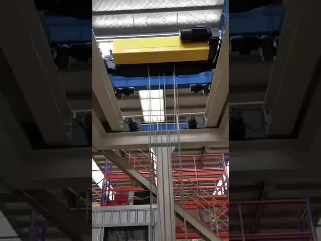 M5 Work Duty Double Girder Electric Wire Rope Hoist With Remote Control
