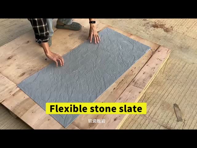 Waterproof Easy Installation Artificial Stone Flexible Stone Wall Panel Slate Stone for Indoor and Outdoor Decoration