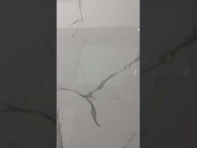 Living Room Carrara White Marble Surface Tile 600x600mm Size Glaze Polished Marble Tile Solid Vitrified Floor Tiles House Decor