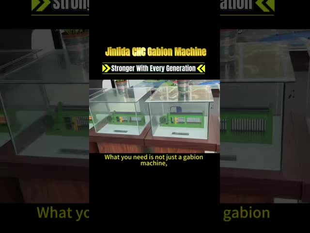 Gabion Machine for Double-Twist Mesh 60×80 & 80×100  — High Efficiency and Stable Operation by Jinlida