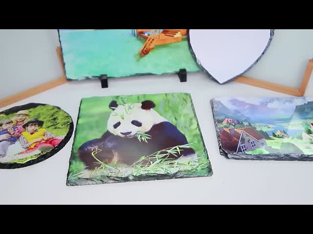 Sublimation Blanks Rock Slate Picture Frames Various Shapes And Sizes Diy Custom Photo Frame Sublimation Slates