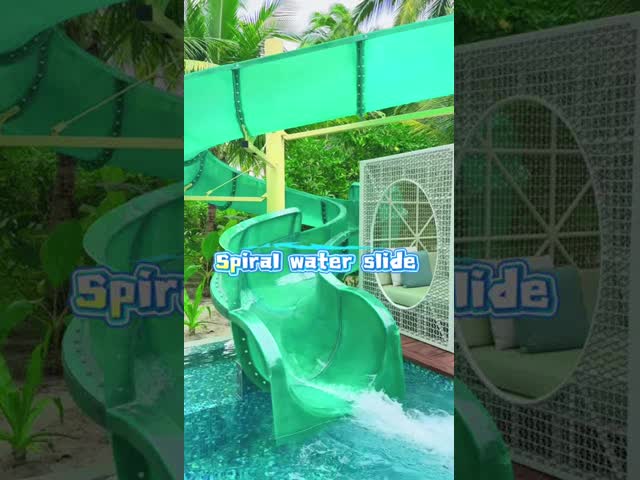 Custom-Sized indoor/Outdoor Water Slide Equipment Fiberglass Swimming Pool Slides Water Parks