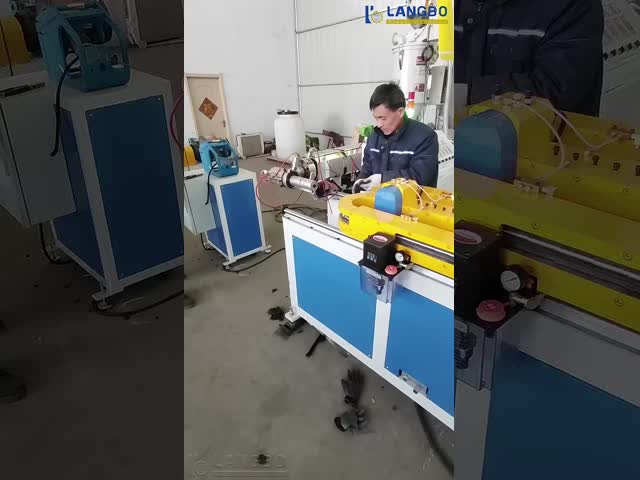 16mm-63mm PE PP PA Single Wall Corrugated Pipe Machine