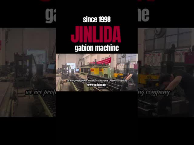 Gabion Machine for Double-Twist Mesh 60×80 & 80×100  — High Efficiency and Stable Operation by Jinlida