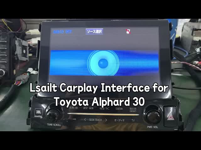 Lsailt Wireless Android Auto Video Carplay Interface for 2015-2023 Toyota Alphard AH30