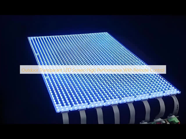 Outdoor Transparant LED Screen High Performance With Remote Control