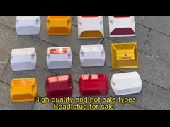 KUWAIT 100mm High Visibility Reflective Raised Markers ABS Road Stud  Acylic LOGO Customs with Sand Studs k-liote