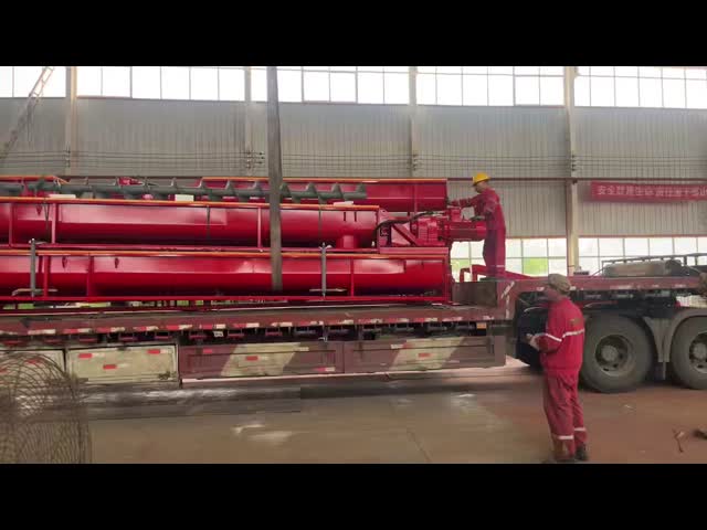 Screw Conveyor-Specialized Drilling Waste Management Equipment Providing Performance in Transporting and Processing Drilling Cuttings