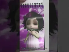 0.35mm 100 LPI 3D Lenticular Film Plastic Printing With Two Three Changing Pictures