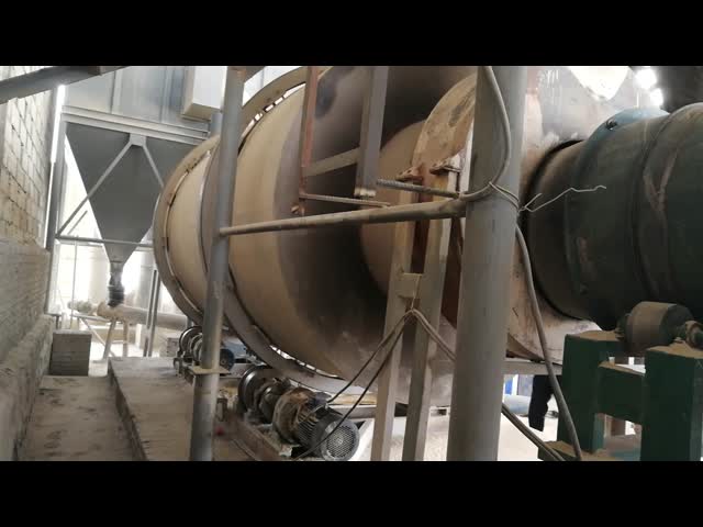 Industrial PLC  Three Cylinder Dryer 20t/H Screw Conveyor Discharging