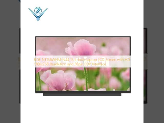 BOE LCD Screen NT156WHM-N44 Screen 1366x768 Resolution with 30pin EDP Interface