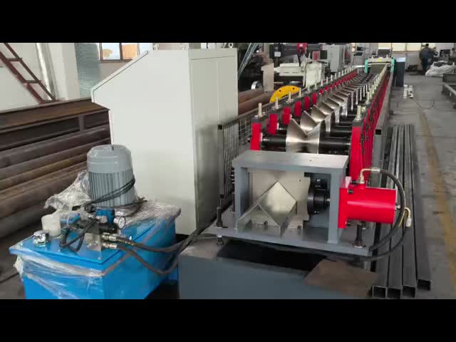 New Design Aluminum PPGI Galvanized Steel V-style Tile Ridge Capping Valley Gutter Roll Forming Machine