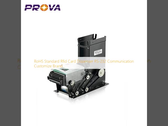 RoHS Standard Rfid Card Dispenser RS-232 Communication Customize Brand
