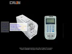 20 Digit CE  IEC Prepaid Electricity Meters With Plug In Modem