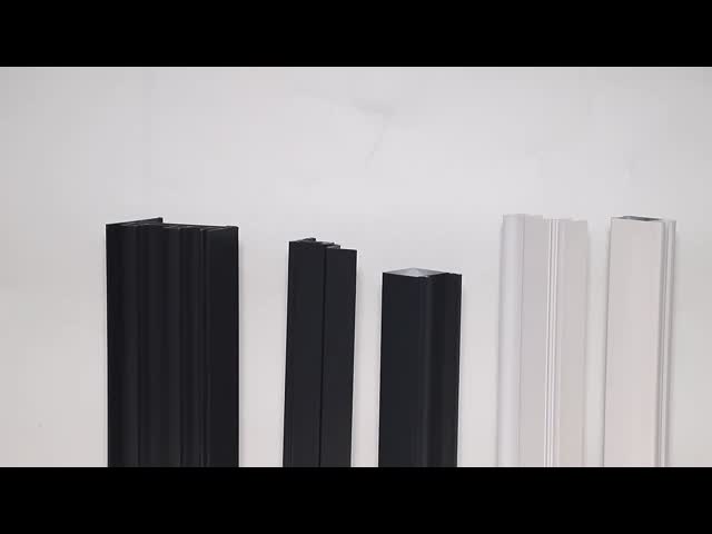 Anoized Black 6000 Series Powder coated Aluminium Window Profile