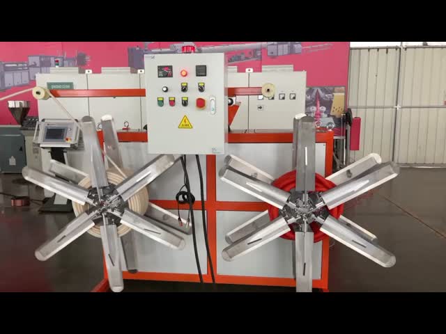 Automotive Wiring Harness Conduit Extruder Corrugated Pipe Tube Production Line