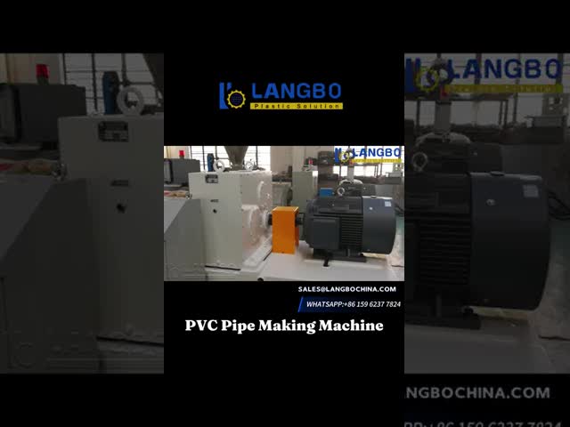 Siemens Motor Conical Twin Screw Pvc Pipe Production Machine , PVC Tube Making Machine