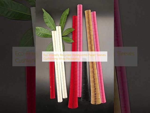 Premium Honeycomb Paper Sleeves Eco-Friendly Recyclable Shock Absorption Tear Resistance