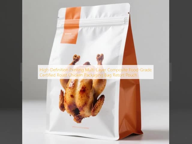 Custom Printing Roast Chicken Bags Corrosion Resistance Plastic Bag For Cooking Chicken