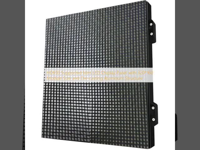 HDR10 Supported Mini LED Display Panel with 320*160 Module Size and Die-casting Aluminum Structure