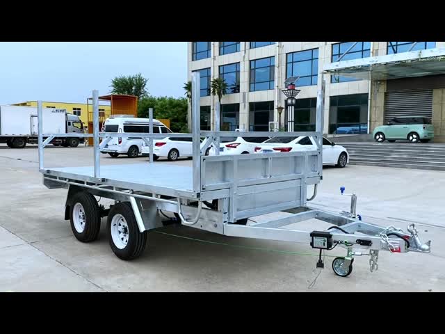 Hot-dip Galvanized Plant Trailer With 3000kg Atm And Led Adr Lights For Heavy-duty Use