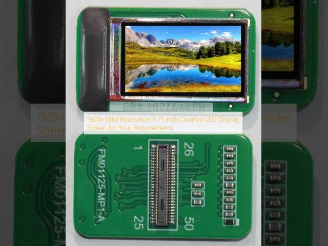 1920×1080 Resolution 0.71 Inch Creative LED Display Screen for Your Requirements