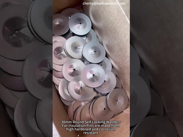 38mm Round Self Locking Washers For Insulation Pins To Secure Insulation Material In Place