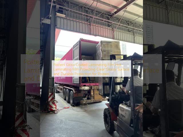 Gloss Lamination Film with High Clarity Transparency for Durable Protection and Clear Glossy Surface