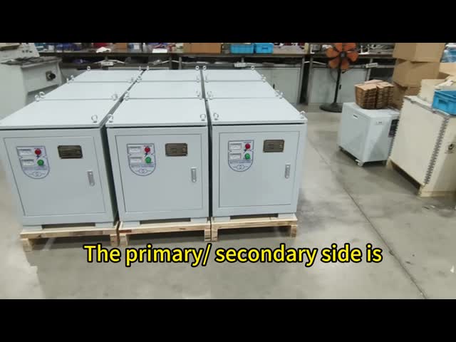 Output voltage up to 690V Dry Type Three Phase Transformer with Class F Insulation and 115°C Temperature Rise Providing Energy Transfer