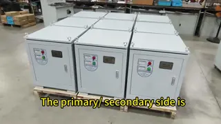 Output voltage up to 690V Dry Type Three Phase Transformer with Class F Insulation and 115°C Temperature Rise Providing Energy Transfer