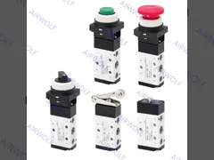 JMJ-00, JMJ-01, JMJ-02, JMJ-03 Sunrise JMJ Series 3/2 way Mechanical Manual Valves 1/4