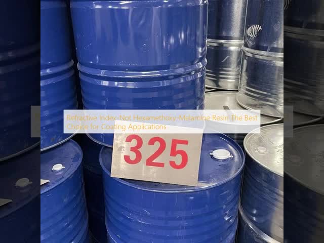 Refractive Index-Not Hexamethoxy-Melamine Resin The Best Choice for Coating Applications