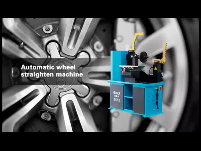 High Precision Wheel Straightening Machine 0.75KW Automation Alloy Wheel Repair Machine