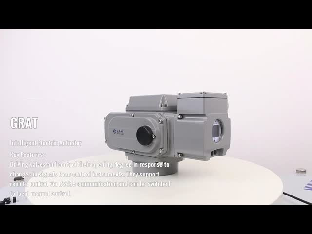 DC 24V Waterproof Intelligent Electric Valve Actuators IP67 Ordinary Temperature
