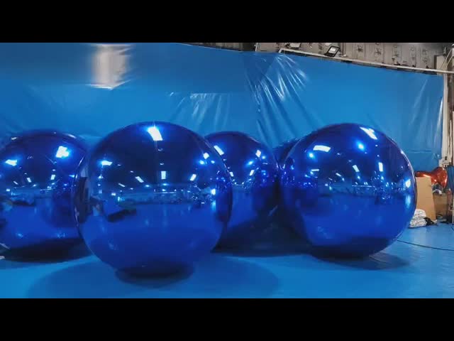 Inflatable PVC Big Shiny Mirror Balloons Perfect As A Luxury Pool Party Decoration