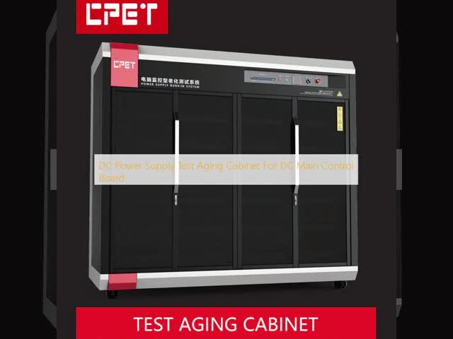 DC Power Supply Test Aging Cabinet with 4 Layers Real-time Monitoring and Multiple Load Modes for Burn-in Test Chamber