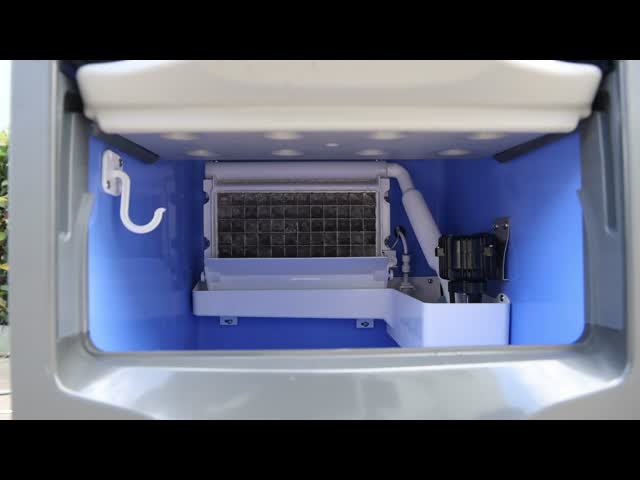 Undercounter Type Commercial Cube Ice Machine engineered for quiet operation minimizing noise disruption in restaurant kitchens and bar areas