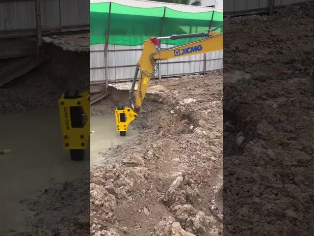 20CrMo Hydraulic Breaking Hammer Customized SB40 Breaker 68mm For 4 - 7 Tons Excavator