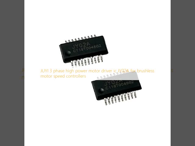 JUYI Sensorless Brushless DC Motor Controller IC  High Drive Efficiency With Flexible Widely Application